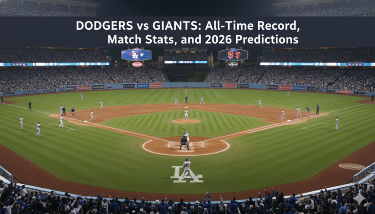 Dodgers vs Giants: All-Time Record, Match Stats, and 2026 Predictions